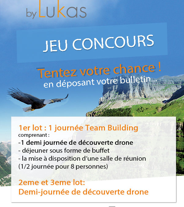 Annonce gagnants du jeu-concours « Drone Paris Region Expo » 2018